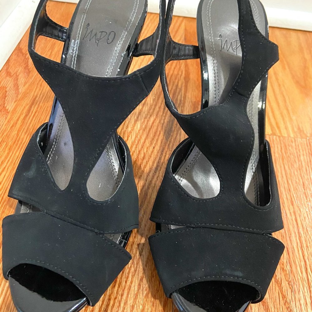 Black Open Toed Heels
